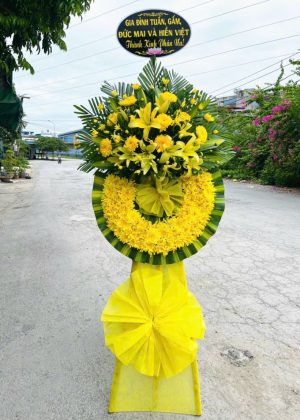 Hoa viếng cúc vàng